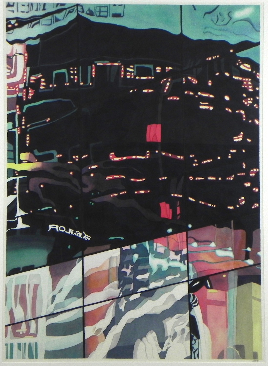 Times Square Reflections Nightlights No. 4